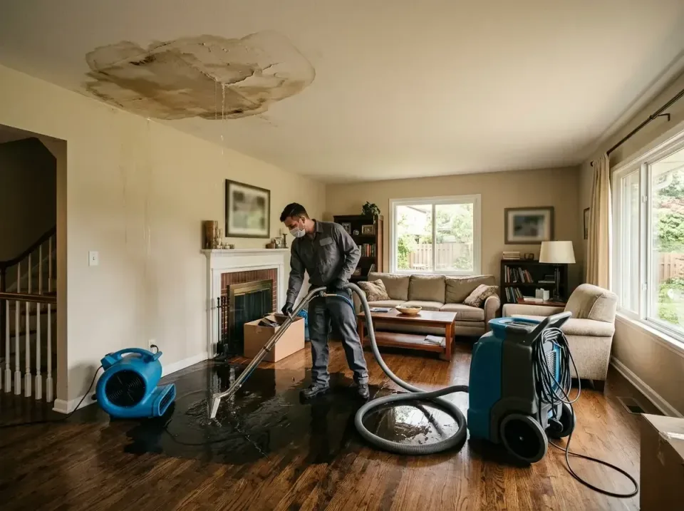 attic-pipe-burst-ceiling-drip-008 — frequently asked questions, Water Damage Restoration & Carpet Care in Batavia, NY